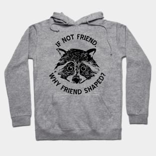 If not friend, why friend shaped? Hoodie